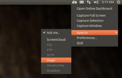 В ScreenCloud появилась поддержка загрузки на Ubuntu One, Dropbox и Imgur