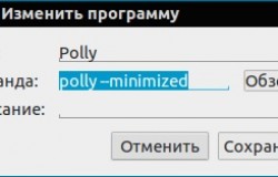 Автозапуск Polly в свёрнутом виде