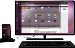 Демонстрация работы Ubuntu for Android