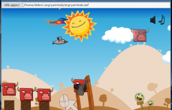 Клон Angry Birds — Angry Animals для Ubuntu