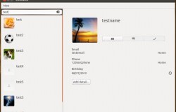 GNOME Contacts — Новое приложение в Ubuntu 12.10