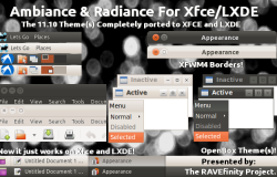 Темы Ambiance и Radiance для Xubuntu/Lubuntu