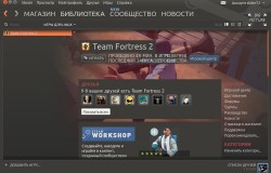 Скриншоты работы Team Fortress 2 в Ubuntu