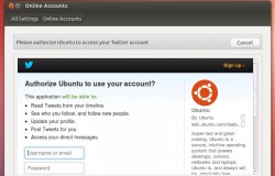 Приложение Online Accounts добавлено в Ubuntu 12.10