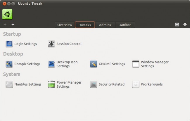 Доступна тестовая версия Ubuntu Tweak 0.6