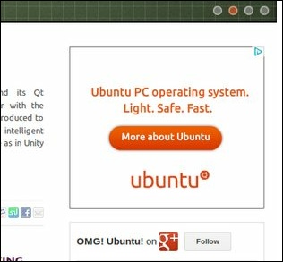 Реклама Ubuntu в AdSense