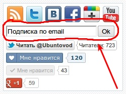 Подписка на новости по email