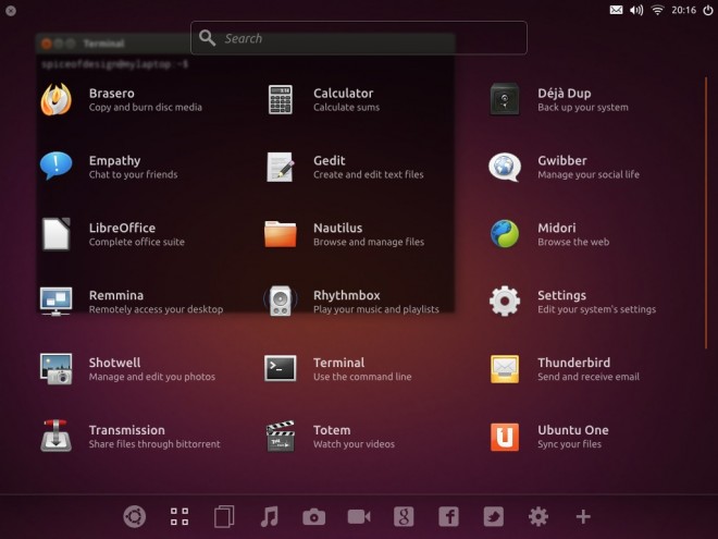 Интересный концепт Unity для Ubuntu 12.10
