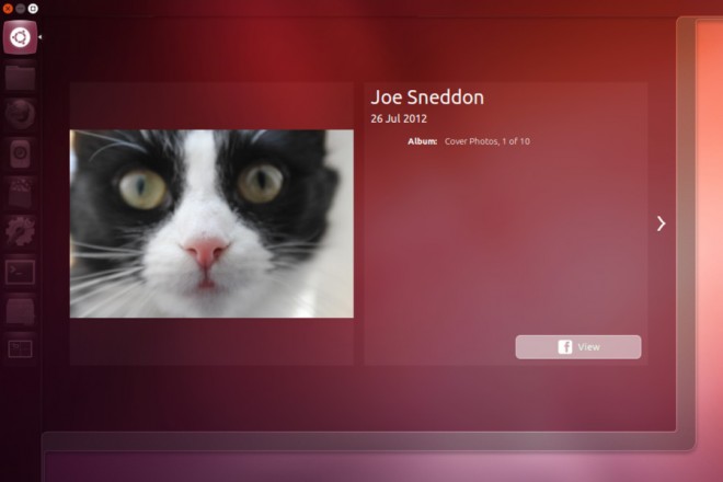 В Ubuntu 12.10 добавлена линза для фотографий