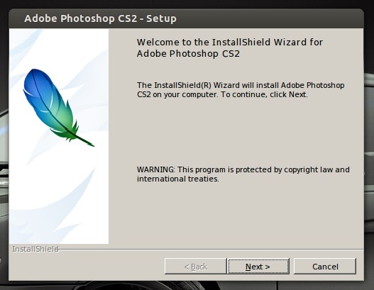 Установка Photoshop CS2 в Ubuntu