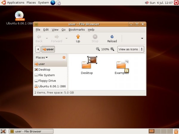 Ubuntu 6.06 LTS Dapper Drake