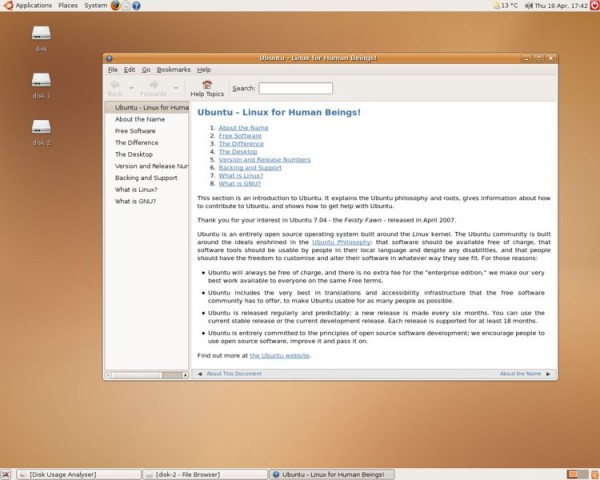 Ubuntu 7.04 Feisty Fawn