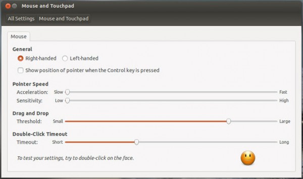 В Ubuntu 13.04 обновились настройки мыши и тачпада