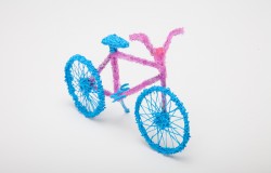 Велосипед, напечатанный при помощи 3Doodler